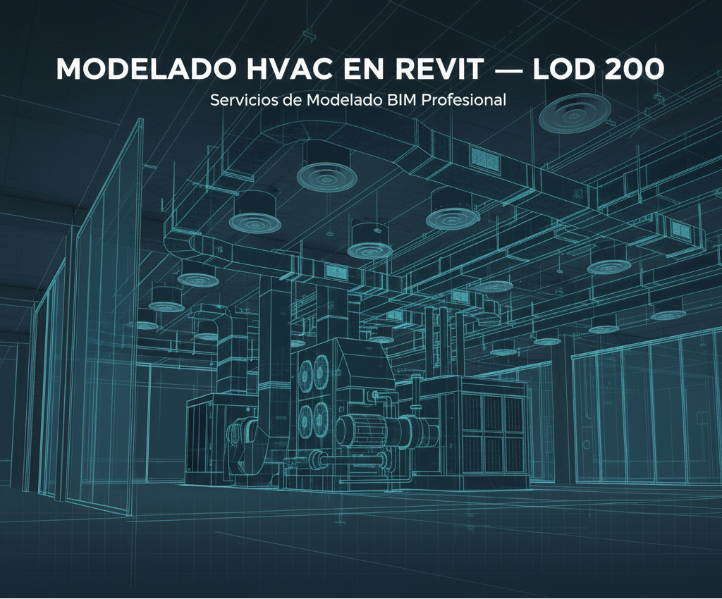 MODELADO HVAC EN REVIT — LOD 200