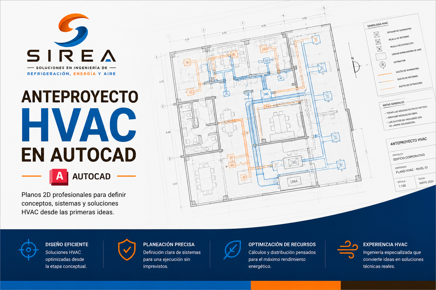 ANTEPROYECTO HVAC EN AUTOCAD
