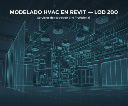 MODELADO HVAC EN REVIT — LOD 200